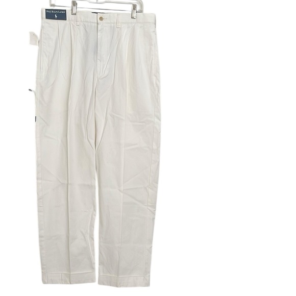NWT Polo by Ralph Lauren White Chinos Relaxed Fit